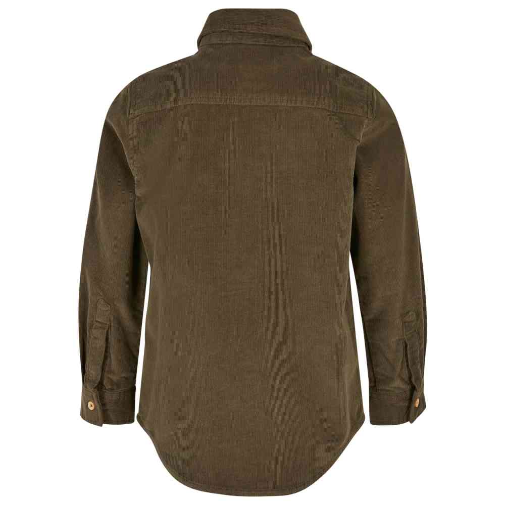 Urban Classics - Corduroy Chemisier Enfants - Olive verte